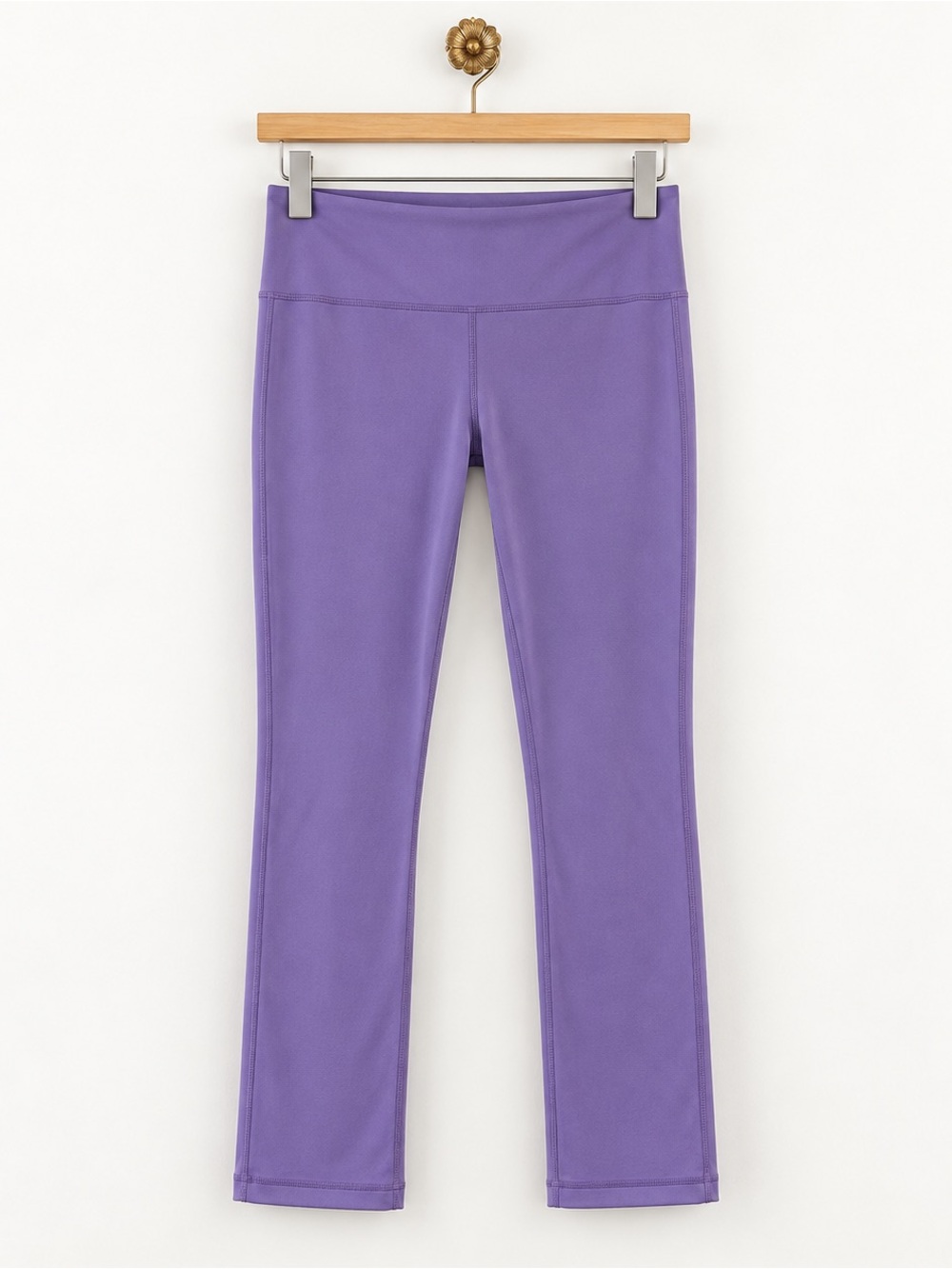 yogalicious women’s purple high rise yoga leggings xs